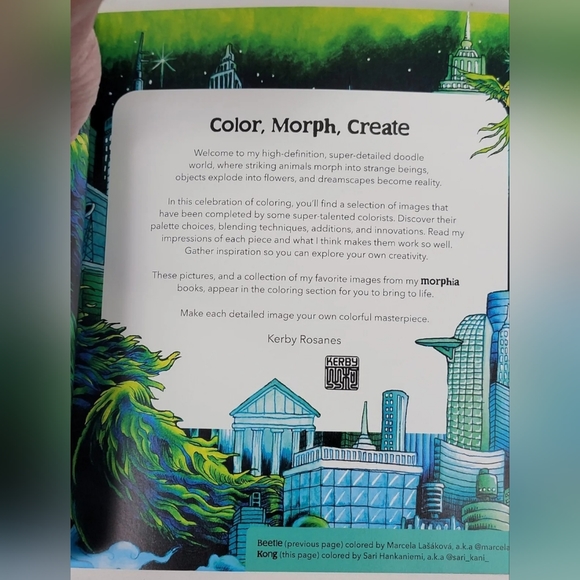 Colormorphia: Celebrating Kerby Rosanes's Coloring Challenges - Picture 3 of 4
